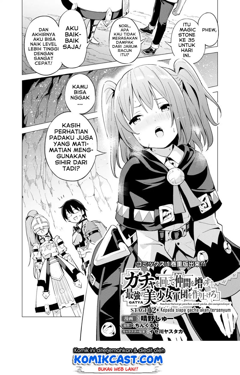 Gacha wo Mawashite Nakama wo Fuyasu Saikyou no Bishoujo Gundan wo Tsukuriagero Chapter 12 Bahasa Indonesia